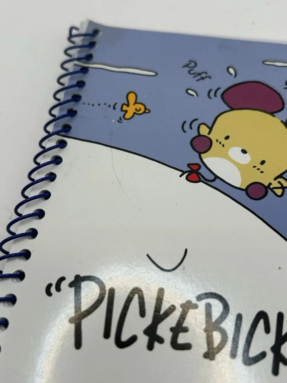 Sanrio 1995 Picke Bicke Spiral Notepad 33 Sheets Vintage Pickebicke Puff Bird